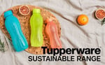 Tupperware to Go Eco 500 ml turkuaz klipsli kilitli içecek şişesi, ekolojik eko şişe