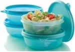 Tupperware Tuppperware Şeker Kaplar 4'lü Set Yeşil Renk