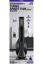 Turbo Smart Akıllı Fan Led Ekranlı Kumandalı 90° Hareketli Serinletici Soğutucu Kule tipi Vantilatör