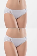 Türen 961 İkili Likralı Dantelli Bikini
