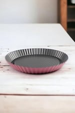 Turta Tart Kalıbı Pembe 28cm