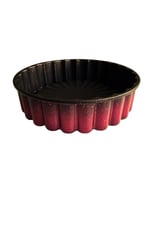 Turta Ve Tart Kek Kalıbı Cherry Red Kalın Döküm Üç Katmanlı Kaplama 525 Gram