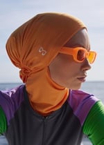 Turuncu Su İtici Deniz Tesettür Bonesi STANDART