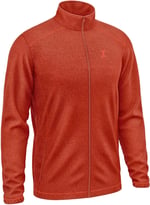 Turuncu Tam Fermuarlı Unisex Polar