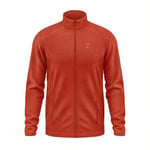 Turuncu Tam Fermuarlı Unisex Polar