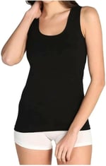 Tutku 10 Adet Beyaz Renk Ribana Kalın Askılı Atlet Beyaz L