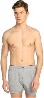 Tutku 6 Adet Gri Renk Havlu Bel Boxer Gri L