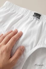 Tutku 6'lı Erkek Çocuk Pamuklu Beyaz Slip Külot TEC0131