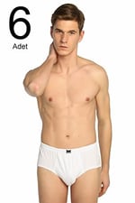 Tutku 6'Lı Paket 0109 Penye Erkek Slip Külot