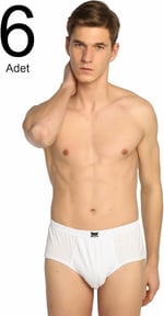 Tutku 6'Lı Paket 0109 Penye Erkek Slip Külot