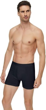 Tutku-6'lı Tutku Elit Erkek Modal Elastan Boxer-Siyah-XXL