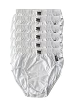 Tutku-6'lı Tutku Erkek Çocuk Slip Külot-Beyaz-9-10 yaş