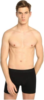 Tutku-6'lı Tutku Erkek Elastan Boxer-Siyah-XXL