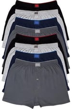 Tutku 8'li Erkek Penye Havlu Bel Boxer Karışık Renk 2XL