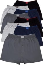 Tutku 8'li Erkek Penye Havlu Bel Boxer Karışık Renk 2XL