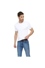 Tutku Elit 2'li Paket Erkek Sıfır Yaka T-Shirt,%94 Pamuk%6 Elastan, Siyah-Beyaz, XL Beden