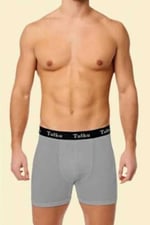 Tutku Erkek Likralı Spor Boxer, Açık Mavi, S Beden