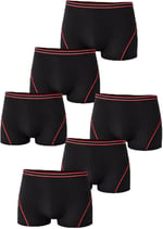 Tutku İç Giyim 6'lı Paket Erkek Çocuk Pamuklu Elastan Boxer TEC0133