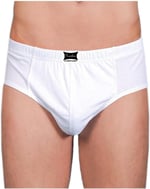 Tutku İç Giyim Pamuklu Erkek Renkli Slip Külot 6 Lı Paket Beyaz 2XL