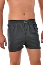 Tutku İç Giyim Pamuklu Penye Düğmeli Erkek Boxer 3 Lü Paket