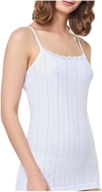 Tutku Jakarlı Dantel Yaka%100 Pamuk İp Askılı Kadın Atlet 0200 6'lı Paket