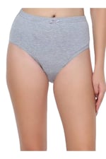 TUTKU Kadın Penye Ribana Gri Bato Külot