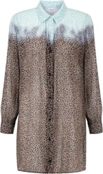 Twist DEGRADE RENK GEÇİŞLİ ANIMAL PRINT ELBİSE