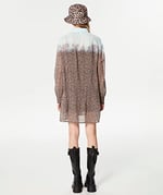 Twist DEGRADE RENK GEÇİŞLİ ANIMAL PRINT ELBİSE