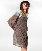 Twist DEGRADE RENK GEÇİŞLİ ANIMAL PRINT ELBİSE
