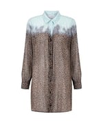 Twist DEGRADE RENK GEÇİŞLİ ANIMAL PRINT ELBİSE