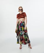Twist SIRT DEKOLTELİ CROP BLUZ