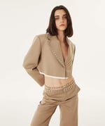 Twist TROK BASKILI CROP BLAZER BLAZER Kadın