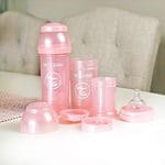 Twistshake 78020 Anti-Colic Biberon Emziği M 2+M, , Şeffaf - Seçenekler: 2’li paket., 2 Stück (1er Pack)
