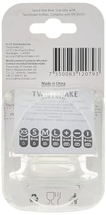 Twistshake 78079 Damlatmaz Suluk Alıştırma Biberon Emziği, , Şeffaf