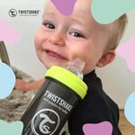 Twistshake 78079 Damlatmaz Suluk Alıştırma Biberon Emziği, , Şeffaf