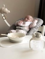 Twistshake Akıllı Mama Kasesi Gri 6+ Ay