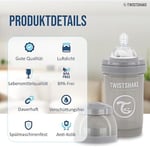 Twistshake Anti-Kolik Bebek Biberonu Gri 0+ Ay 180 ml
