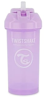 Twistshake Pipetli Alıştırma Bardağı Mor 6+ Ay 360 ml