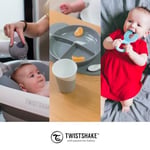 Twistshake Pipetli Alıştırma Bardağı Pembe 6+ Ay 360 ml - Seçenekler: Pastel Gri, Pastel Mavi, Pastel Pembe