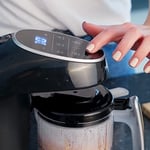 Twistshake Siyah V2 Buharlı Pişirme Karıştırma Isıtma Sterilizasyon 6’sı 1 Arada Mama Hazırlayıcı Siyah