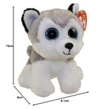 TY Beanie Babies Buff Sibirya Kurdu Peluş 15 Cm