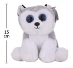 TY Beanie Babies Buff Sibirya Kurdu Peluş 15 Cm
