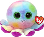 TY Beanie Boos Pastel Ahtapot Bubbles Mor Peluş Oyuncak 15 Cm