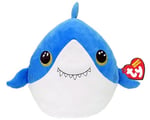 Ty Finsley Hai Squish a Boo 10 inç - Çocuklar için Squishy Bereler, Bebek Yumuşak Pelüş Hayvanlar - Koleksiyon Dostu Pelüş Teddys - Seçenekler: Finsley Hai, Shruggie Kaplumbağa, 10 Zoll, 22 cm