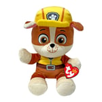 TY Rubble Paw Patrol çocuklar için yumuşak pelüş oyuncak, pelüş oyuncak, koleksiyon parçası, Beanie Babies serisi, standart - Seçenekler: Rubble, Rocky, Skye