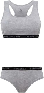 U.S. POLO ASSN Kadın Sporcu Büstiyer Şort Set