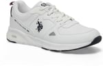 U.S.POLO ASSN VANCE 4PR BEYAZ COMFORT CASUAL ANATOMİK SPOR AYAKKABISI - Bedenler: 40 EU, 41 EU, 42 EU, 43 EU, 44 EU, 45 EU