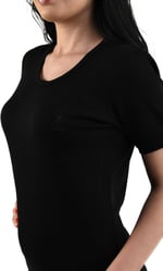 U.S. POLO ASSN Kadın Termal Kısa Kol T-shirt