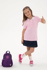 U.S. Polo Assn. Kız Çocuk Açık Pembe Tişört Basic 50310223-VR078
