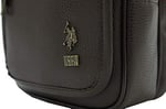 U.S. POLO ASSN. Plevr 6765 Us Suni Deri Omuz Askılı, Kulplu Erkek Portföy Çantası Kahverengi